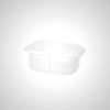Food Storage Container with Built-in Strainer