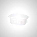 Food Storage Container with Built-in Strainer