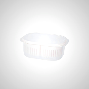 Food Storage Container with Built-in Strainer