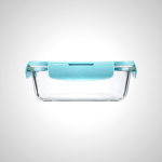 Glass Food Container - 16.5x12x6cm & 18x13x8cm