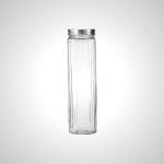 Airtight Pasta Container with Glass and Stainless Steel