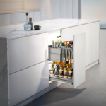 Higold Seasoning Pull-Out Basket - Organize Spices & Kitchen Tools