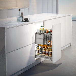 Higold Seasoning Pull-Out Basket - Organize Spices & Kitchen Tools