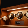 Higold Automatic Watch Winder with Brown Wood Finish