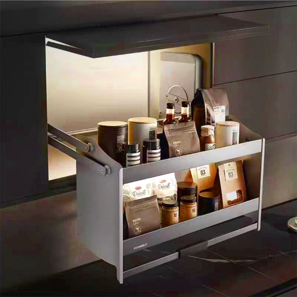 Higold Adjustable Lift Up/Down Kitchen Cabinet Storage Organizer