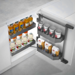 Higold Mini Pantry - Compact Tiered Shelving for Snacks & Drinks