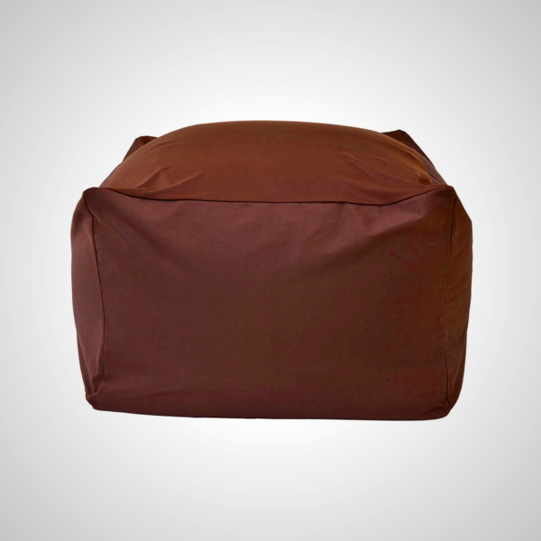 Soft Cotton Canvas Bean Bag Cover with L-Shaped Zip