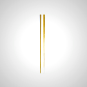 Premium Gold Stainless Steel Chopsticks - Elegant Durable Cutlery for Home Dining