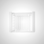 Extendable Fridge Drawer Organizer - White
