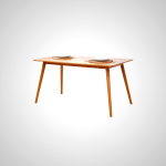 Berlin Dining Table - Modern White Oak Design