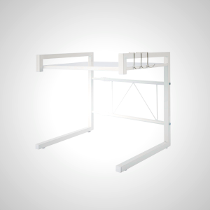 Extendable Microwave Oven Rack for Pantry Storage