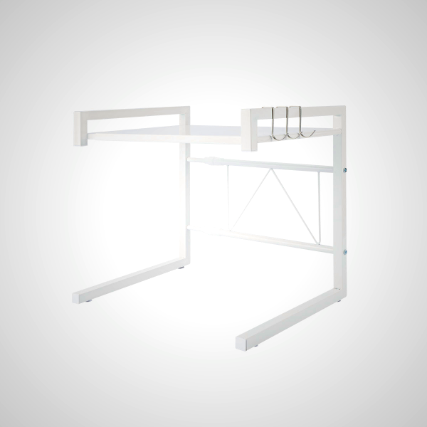 Extendable Microwave Oven Rack for Pantry Storage