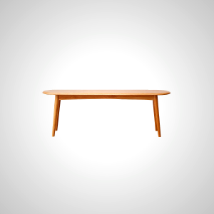 Etsu Dining Bench - Brown Oak Wood Bench for Modern Dining Room