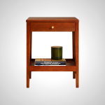 Avis Side Table - Solid Oak Wood with Drawer