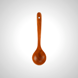 Acacia Wood Soup Ladle - Ergonomic Kitchen Utensil