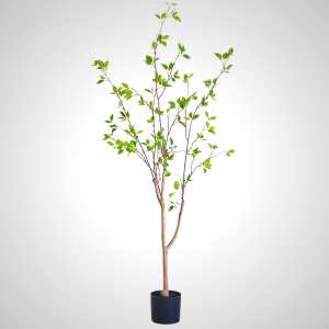 Chinese Mahogany Artificial Plant - Lifelike Decor