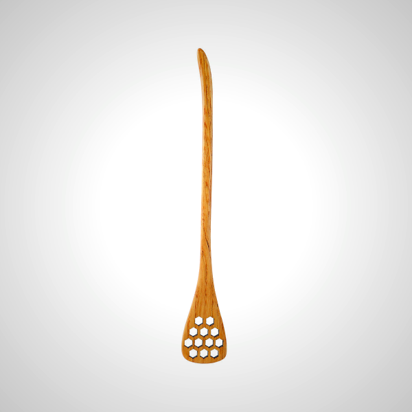 Flat Honey Dipper with Ergonomic Design