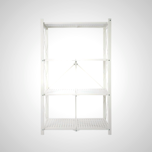 4-Tier Collapsible Storage Rack for Pantry & Home Organization