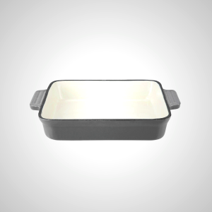 Enamel Cast Iron Square Pan - Nutrient-Rich Cooking