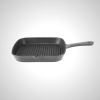 Enamel Cast Iron Grill Pan - Perfect Heat Distribution