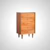 Eira 5-Drawer Dresser | Solid Oak Wood Storage