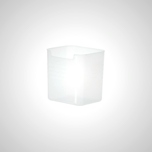 Frosted Refrigerator Square Storage Box - Transparent