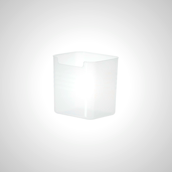 Frosted Refrigerator Square Storage Box - Transparent