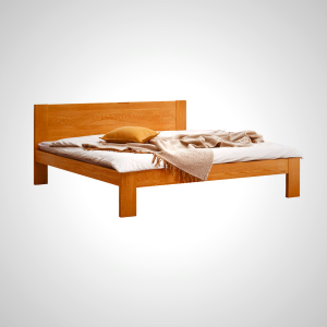 Hugo Bed Frame - Modern Oak Wood Bed Frame for Bedroom