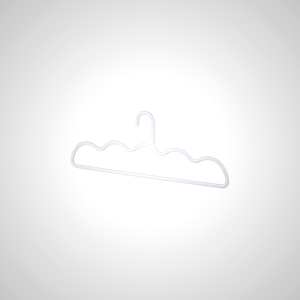 Extra Large Hanger for Blankets & Bedding - White