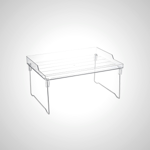 Foldable Transparent Spice Rack for Kitchen Organization