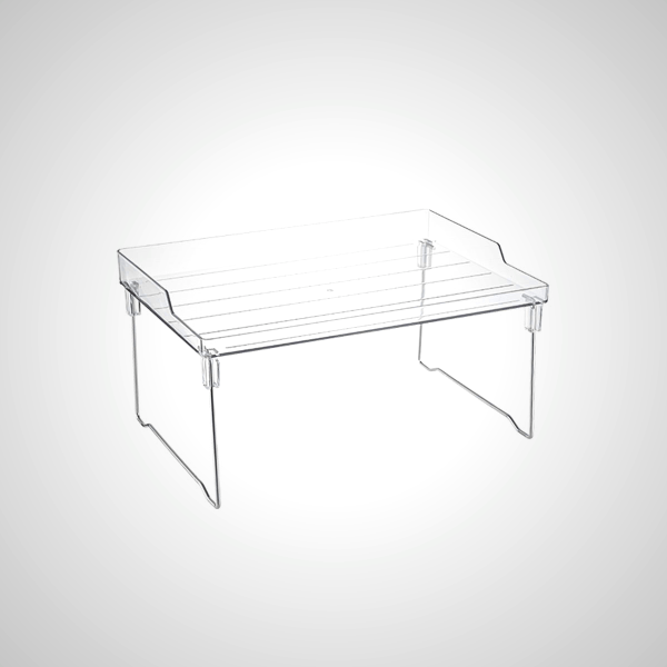 Foldable Transparent Spice Rack for Kitchen Organization