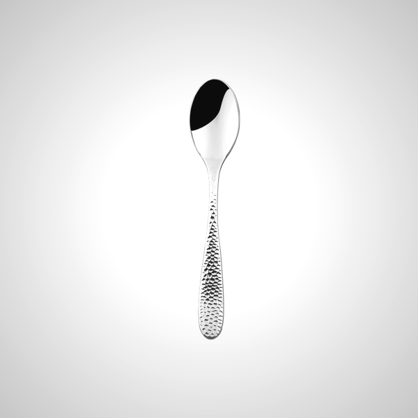 Elegant Hammered Teaspoon - Premium Stainless Steel Cutlery