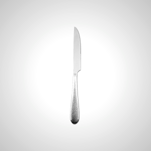 Elegant Hammered Steak Knife - Premium Stainless Steel Cutlery