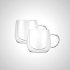 Double Walled Glass Cups (Set of 2)