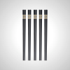 Classic Black Chopsticks - Set of 5 Pairs