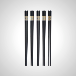 Classic Black Chopsticks - Set of 5 Pairs