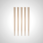 Hexagonal Cut Chopsticks - Set of 5 Pairs for Modern Dining