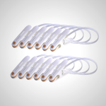 Dent-free Clothespins with Flexible Straps - 12 Pack