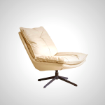 Dante Accent Chair - Brown/White Synthetic Leather