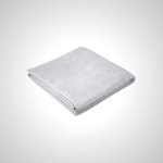 100% Cotton Ultra Soft Bath Towel - White & Beige