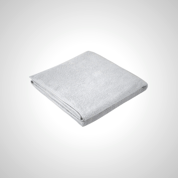 100% Cotton Ultra Soft Bath Towel - White & Beige