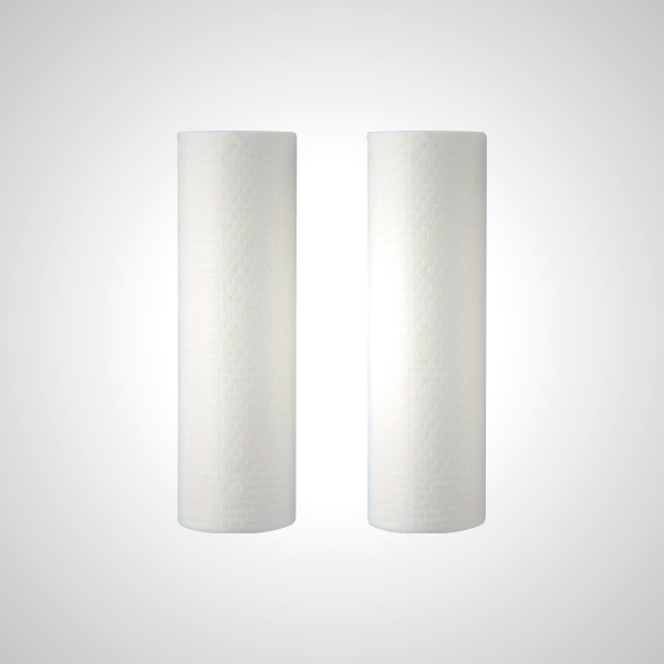 Disposable Cleaning Rags (2-Pack) - White Kitchen Towels