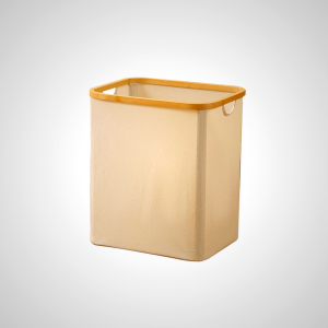Canvas Collapsible Laundry Basket with Handles for Storage