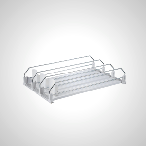 Fridge Beverage Organizer with Automatic Dispensing