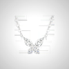 Butterfly Diamond Pendant Necklace - Elegant & Sparkling