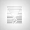 Clover Diamond Pendant Necklace - Elegant Solitaire Design