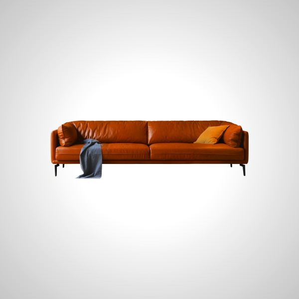 Harper Premium Leather Sofa - Luxurious Comfort & Style
