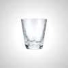 Elegant Hammered Glass Whiskey Tumbler - Artisan Crafted Barware
