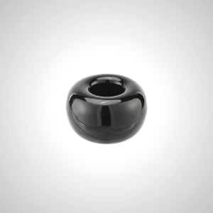 Ceramic Donut Toothbrush Holder - Black & White