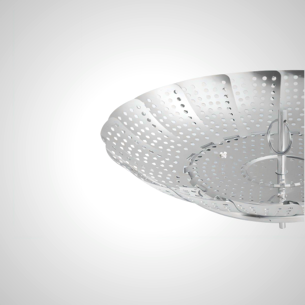 Expandable Steamer Basket - Silver | Fits Most Pans